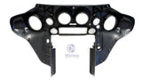 Mutazu Matte Black Denim ABS Injection Inner Fairing for Harley Electra Street Glide 08-13