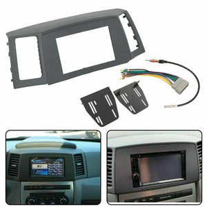 Double Din Radio Dash Kit Wiring Harness For 2005-2007 Jeep Grand Cherokee***