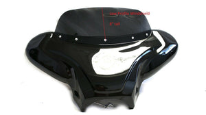 Low Profile Tinted 8" Windshield for Mutazu 38" Universal Batwing Fairing