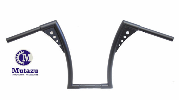 Mutazu Black APE HANGER BARS CHUBBY 1.25