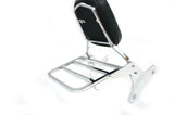 Mutazu Sissy Bar Passenger Backrest & Luggage Rack for Honda Shadow ACE VT 750