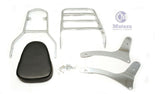 Mutazu Sissy Bar Backrest & Luggage Rack Set for Yamaha Road Star XV1600 XV1700