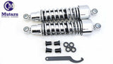 11.75" Mutazu Chrome Shocks Suspension 4 Harley Sportster 883 1200 forty eight