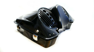 Mutazu Bagger Dual 8" Speaker Lid w/ Razor Tour Pak for 97-13 Harley Touring