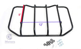 Black Luggage Rack Top Rail for 97-2013 Harley Tour Pak