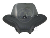 Universal Matte Black Batwing Fairing & Tinted Windshield with Premium Hardware