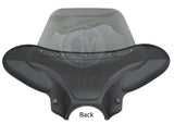 Universal Matte Black Batwing Fairing & Tinted Windshield with Premium Hardware